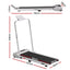 Everfit 3 in 1 Walking Pad Treadmill 12% Incline Foldable Under Desk Treadmills for Home Gym With 38cm Wide Belt White
