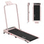 Everfit 3 in 1 Walking Pad Treadmill 12% Incline Foldable Under Desk Treadmills for Home Gym With 40cm Wide Belt Pink