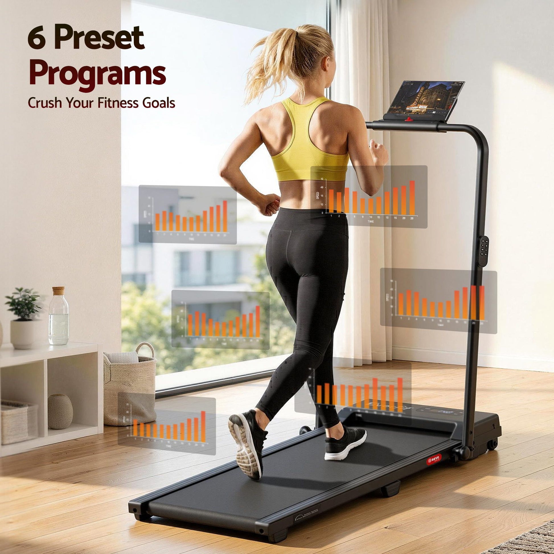 Everfit 3 in 1 Walking Pad Treadmill 12% Incline Under Desk Foldable Treadmills for Home Gym With 38cm Wide Belt APP Control