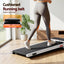 Everfit 3 in 1 Walking Pad Treadmill 20% Auto Incline Under Desk Treadmills for Home Gym With 40cm Wide Belt White