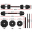 Everfit 40kg Dumbbells Barbell Set Adjustable Dumbbell Weight Lifting