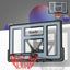 Everfit 45" Basketball Hoop Backboard Wall Mounted Ring Net Sports Pro System