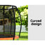 Everfit 6FT Trampoline for Kids w/ Ladder Trampoline Enclosure Safety Net Rebounder Orange