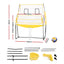Everfit 8ft Volleyball Net Free-standing Adjustable Height Portable with Ball and Bag