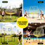 Everfit 8ft Volleyball Net Free-standing Adjustable Height Portable with Ball and Bag