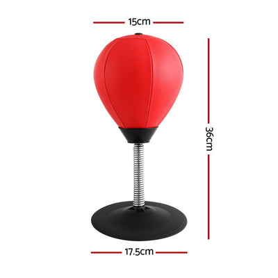 Everfit Desktop Punching Boxing Bag Stand Set with Pump Swivel Speed Balls