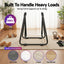 Everfit Dip Station Parallel Bars Heavy Duty Home Gym Stand Calisthenics Black