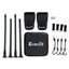 Everfit Doorway Punching Bag Adjustable Apartment Friendly with Boxing Gloves Black