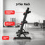 Everfit Dumbbell Rack 3-Tier Heavy Duty Weight Storage for Home Gym 300kg Capacity Black