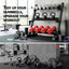 Everfit Dumbbell Rack 3-Tier Heavy Duty Weight Storage for Home Gym 300kg Capacity Black
