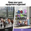 Everfit Dumbbell Rack Weight Rack for Dumbbells Home Gym Storage Black