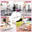 Everfit Foldable Ski Exercise Machine Leg Thigh Trainer Home Fitness Cardio Pink