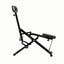 Everfit Foldable Squat Machine Deep Squat Rowing Machine 5 Adjustable Seat Home Gym