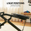 Everfit Foldable Squat Machine Deep Squat Rowing Machine 5 Adjustable Seat Home Gym