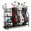 Everfit Golf 3 Bag Storage Golf Storage Garage Organizer with Wheels Black