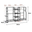 Everfit Golf Bag Storage Golfing Equipment Rack Holds 2 Bags 16 Clubs