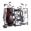 Everfit Golf Bag Storage Golfing Equipment Rack Holds 2 Bags 16 Clubs