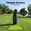 Everfit Golf Stand Bag 2-Way Divider Lightweight Carry Bag for 5-6 Clubs with Insulated Pocket Black