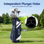 Everfit Golf Stand Bag Lightweight Carry Bag Dual Strap Club Divider Blue