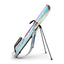Everfit Golf Stand Bag Lightweight Sunday Pitch And Putt Bag Holographic