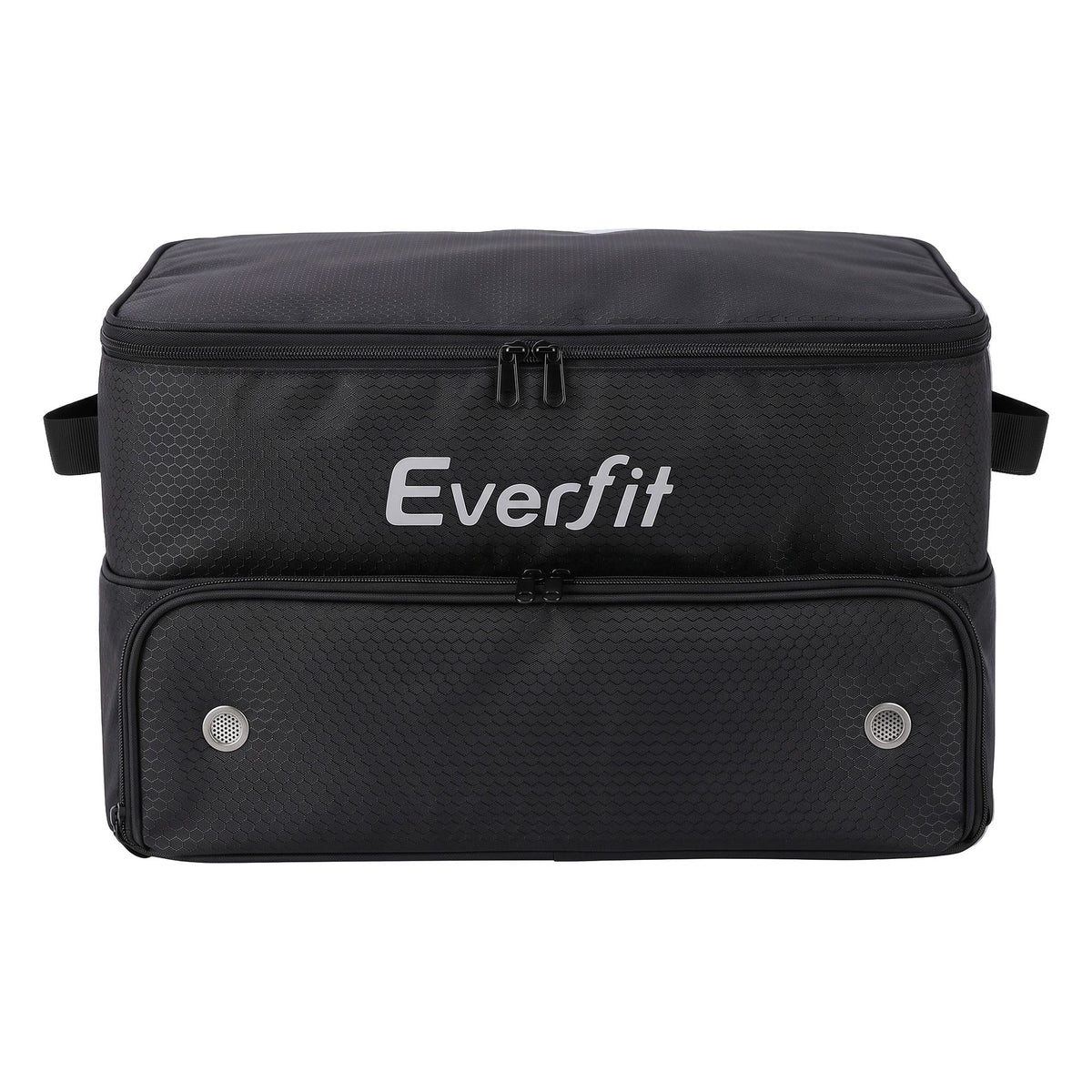 Everfit Golf Storage Bag 2-Tier Trunk Organizer with Ventilated Shoe Compartment Black