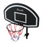 Everfit Kids Basketball Hoop with Ball and Pump Fit for Trampoline 25mm-32mm Poles Black