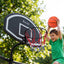 Everfit Kids Basketball Hoop with Ball and Pump Fit for Trampoline 25mm-32mm Poles Black