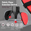 Everfit Pelvic Floor Exerciser Inner Thigh Kegel Trainer 35KG 360 Adjustable Men Women Black & Red