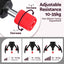 Everfit Pelvic Floor Exerciser Inner Thigh Kegel Trainer 35KG 360 Adjustable Men Women Black & Red