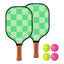 Everfit Pickleball Paddle Set Fiberglass with Balls Bag Tournament Kit 2PCS Pickle Balls Rackets