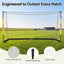 Everfit Portable Soccer Goal Net Fibreglass Polyester 12x6ft