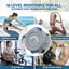 Everfit Rowing Machine for Home Magnetic Rowing Machine App Compatible Quiet Exercise Equipment White