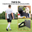 Everfit Soccer Rebounder Board 100x40cm Football Rebound Wall with 2 Angles