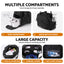 Everfit Tennis Tote Bag Gym Bag Sports Duffle Bags Holds 2 Rackets Black