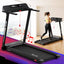 Everfit Treadmill Electric Home Gym Fitness Exercise Fully Foldable 450mm Black