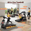 Everfit Treadmill Electric Home Gym Fitness Exercise Machine w/ Massager 480mm