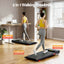 Everfit Treadmill Electric Walking Pad Incline Under Desk Home Gym 380mm Black