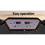Everfit Vibration Machine Platform Vibrator Resistance Rope Home Fitness Black