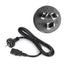 Everfit Vibration Machine Platform Vibrator Resistance Rope Home Fitness Black