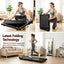 Everfit Walking Pad Treadmill 2 in 1 Foldable Under Desk for Home Gym With 38cm Belt With APP
