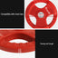 Everfit Weight Plates Olympic 15kg Dumbbell Barbell Plate Weight Lifting Home Gym Red
