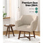 Artiss Armchair Tub Chair Beige Aston