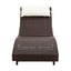 Gardeon Sun Lounge Wicker Lounger Outdoor Furniture Beach Chair Garden Adjustable Brown