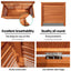 Gardeon Outdoor Storage Bench Box 210L Wooden Patio Furniture Garden Chair Seat