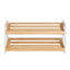 Artiss Shoe Rack 2 Tier 6 Pairs White Kara