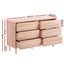 Artiss 6 Chest of Drawers Cabinet Dresser Table Tallboy Storage Bedroom Pine