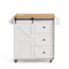 Artiss Kitchen Island Trolley Rolling Serving Cart Storage Drawer Cabinet 100cm