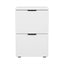 Artiss Filing Cabinet Files Storage Office Shelves File Organiser White 2 Drawer