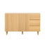 130cm Artiss Buffet Sideboard Cupboard Cabinet Pantry Storage Drawer Pine