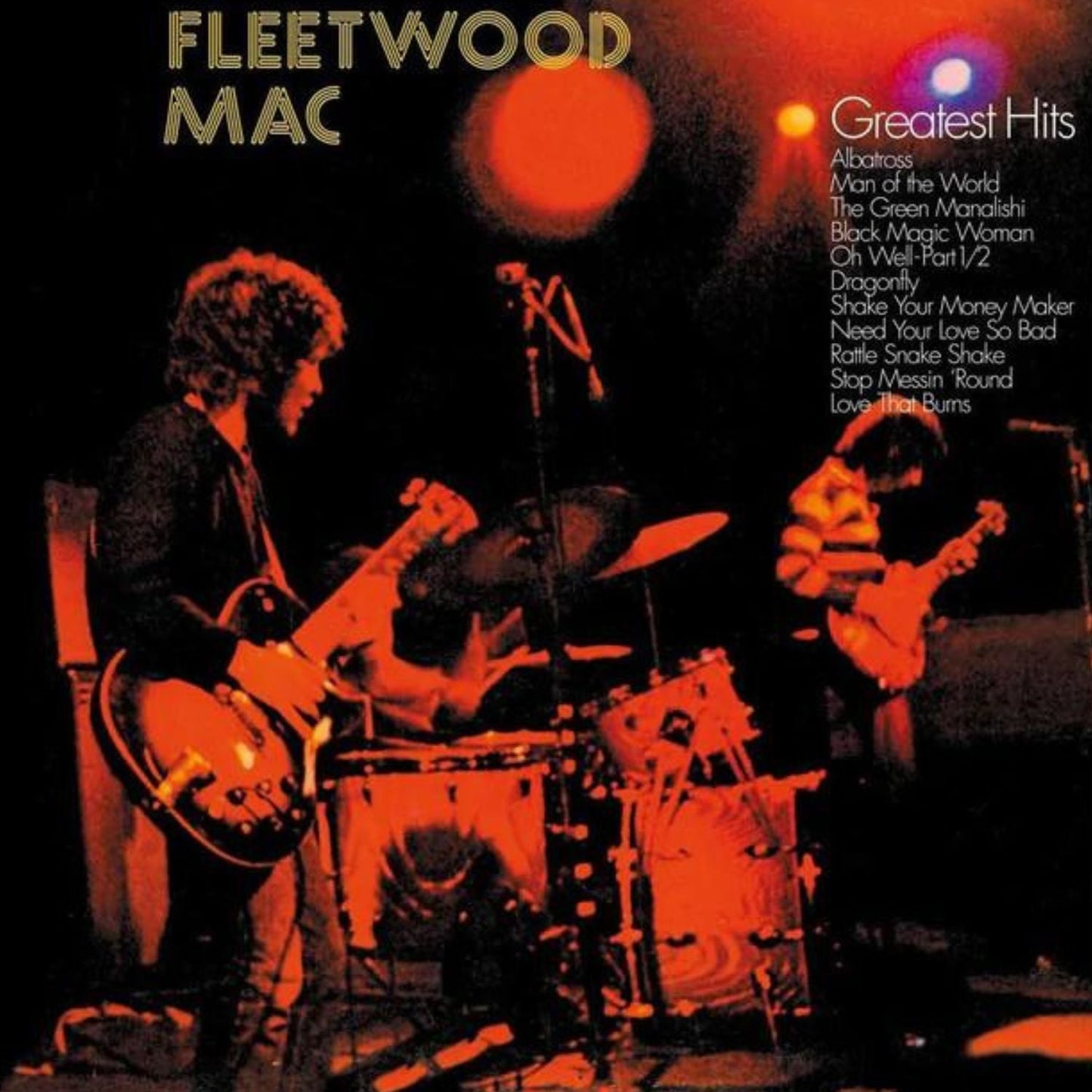 Fleetwood Mac Greatest Hits Vinyl Album & Crosley Record Storage Display Stand